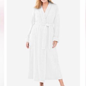 Nwt Cotton Terry 3X 30/32 Belted spa Robe Woman Within Dreams
Co Plush Plus size